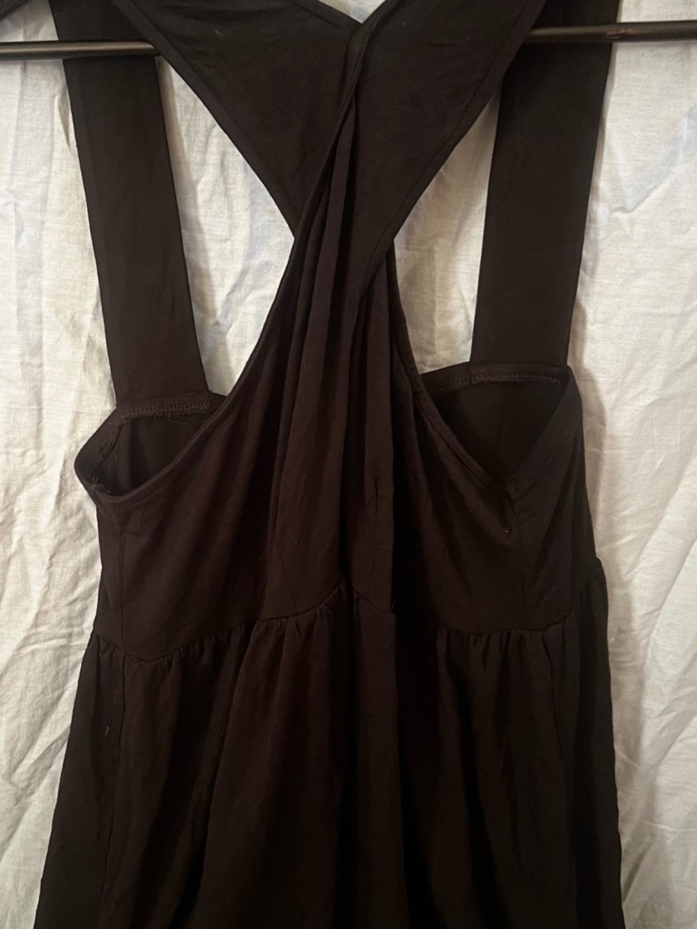Torrid Super Soft Knits Size 1 Black Twisted Tie Tank